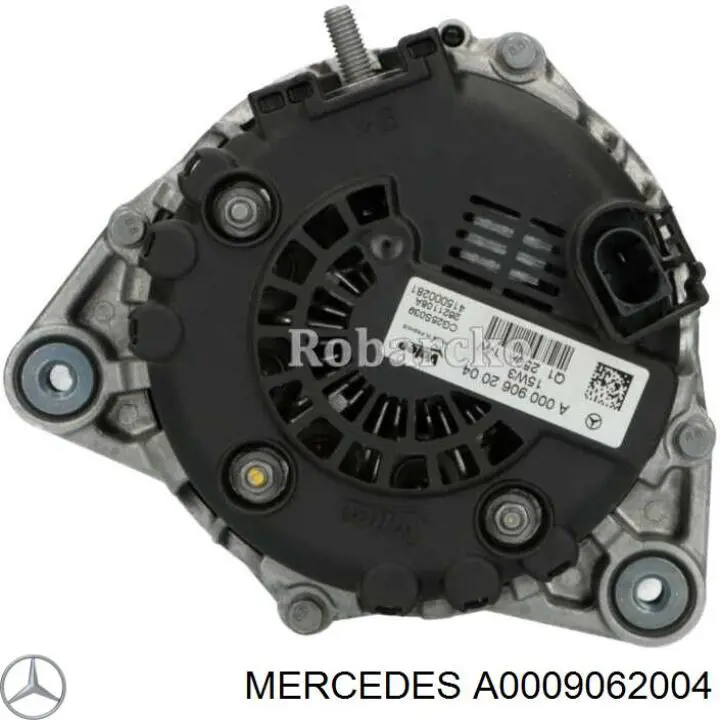 Автомобильный генератор Mercedes A0009062004 цена, от 167.49 USD