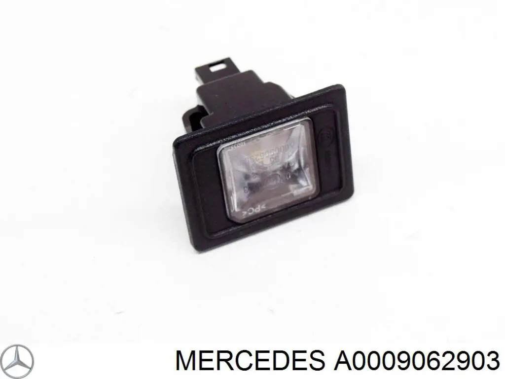 A0009062903 Mercedes lanterna da luz de fundo de matrícula traseira