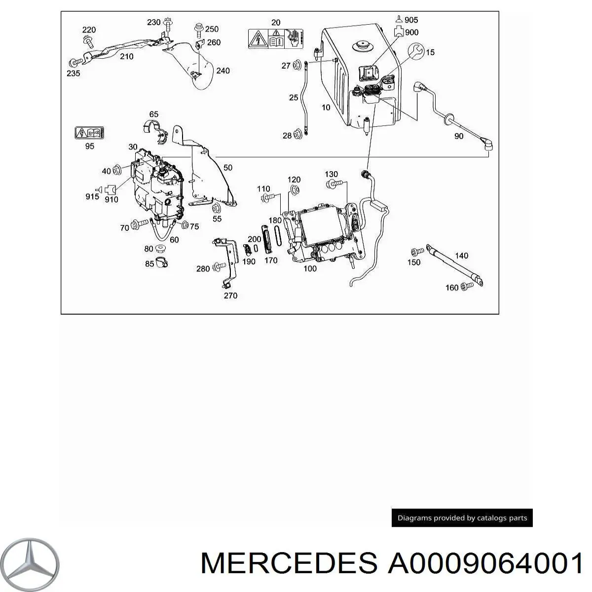 Инвертор тока A0009064001 Mercedes