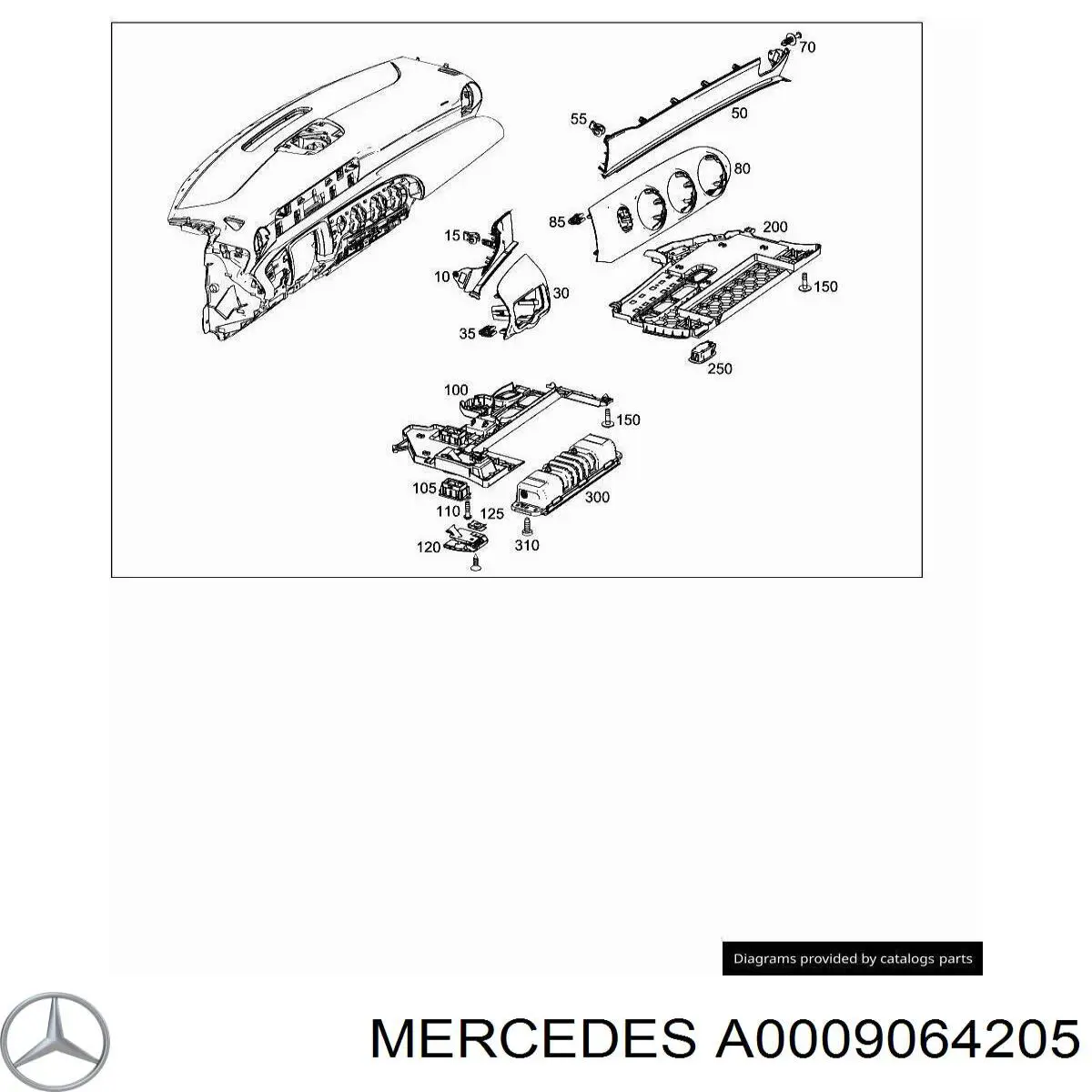  A0009064205 Mercedes