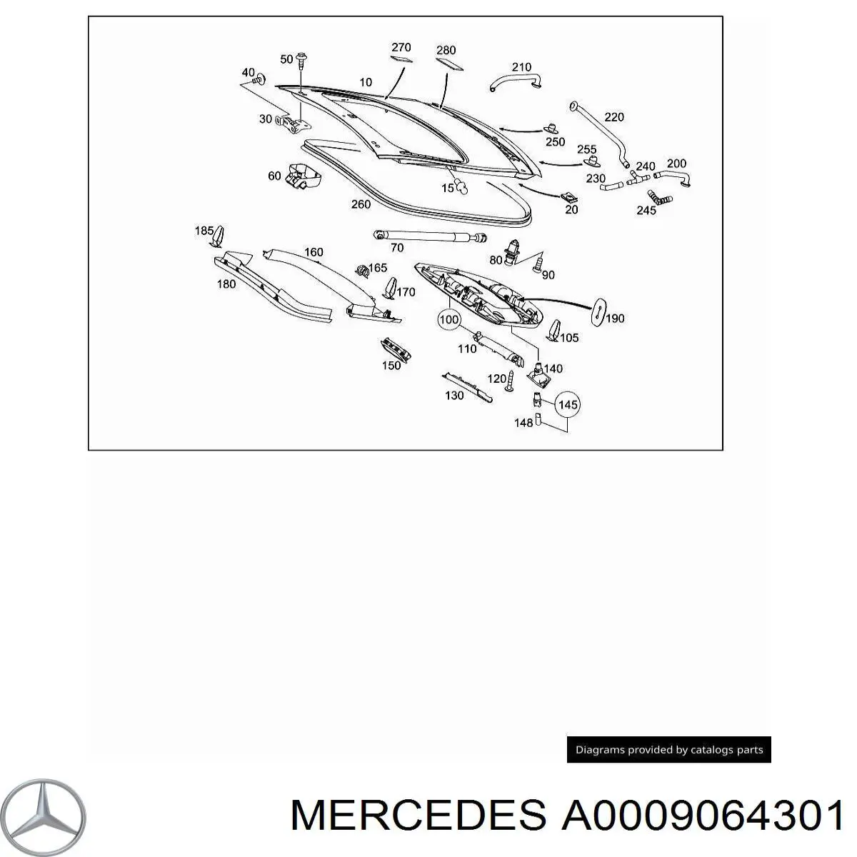 A0009064301 Mercedes 