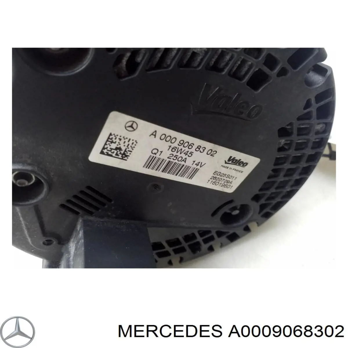 0009068302 Mercedes gerador