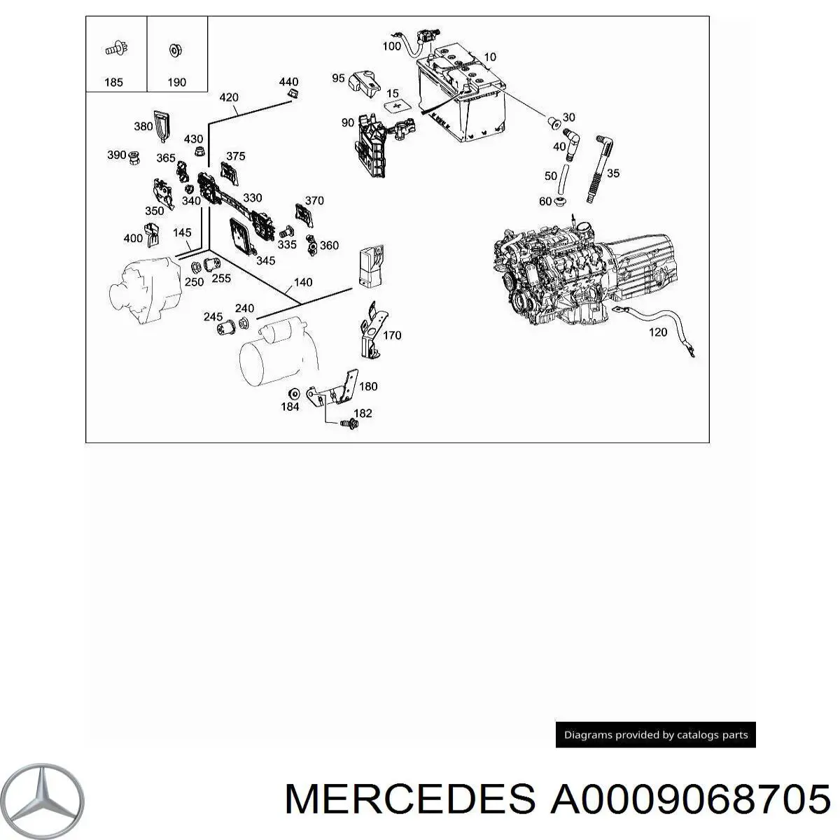 Купить 0009068705 Mercedes 