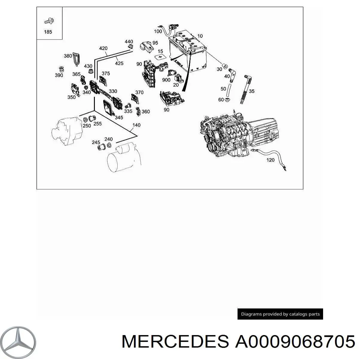 0009068705 Mercedes 