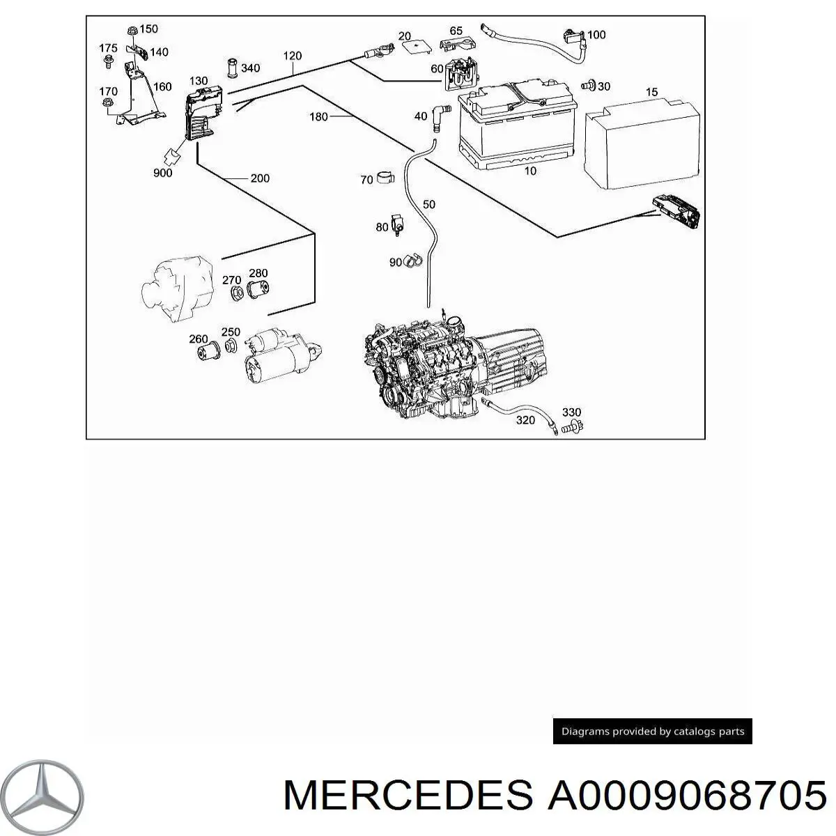  Mercedes 0009068705 цена, от 58.68 USD