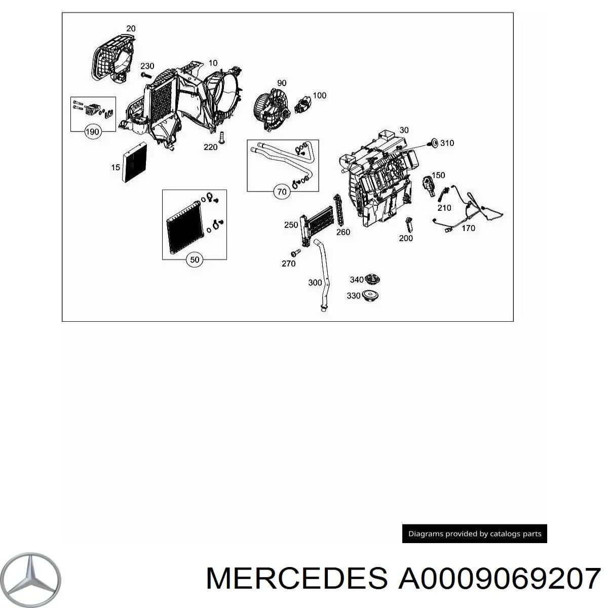 A0009069207 Mercedes 