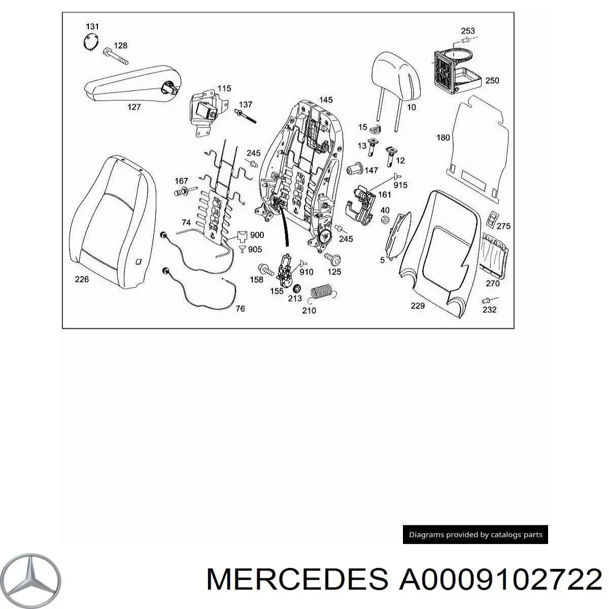 A0009102722 Mercedes 