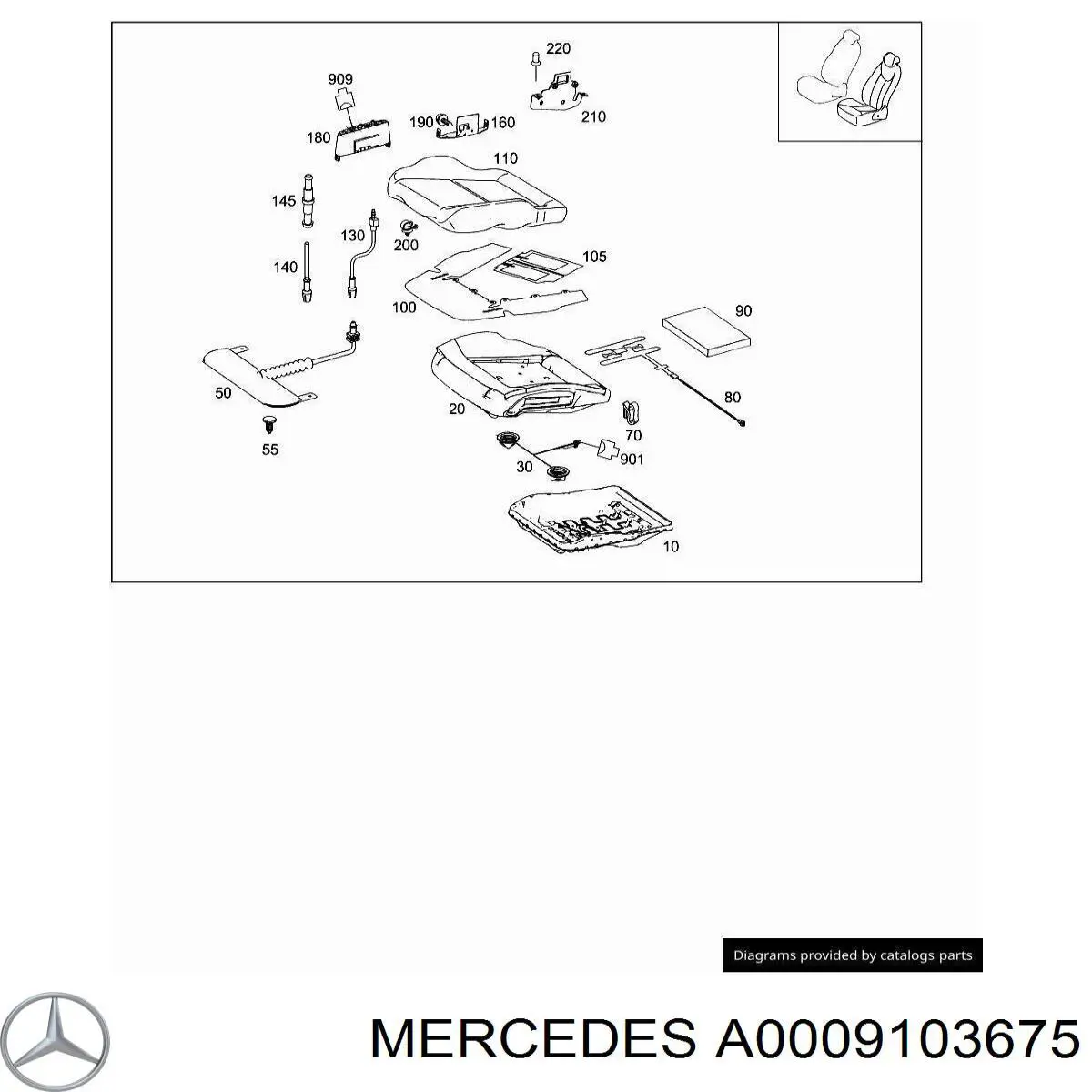 A0009103675 Mercedes 