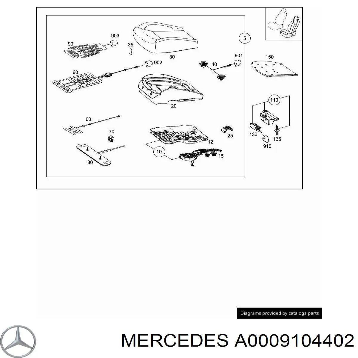  A0009104402 Mercedes