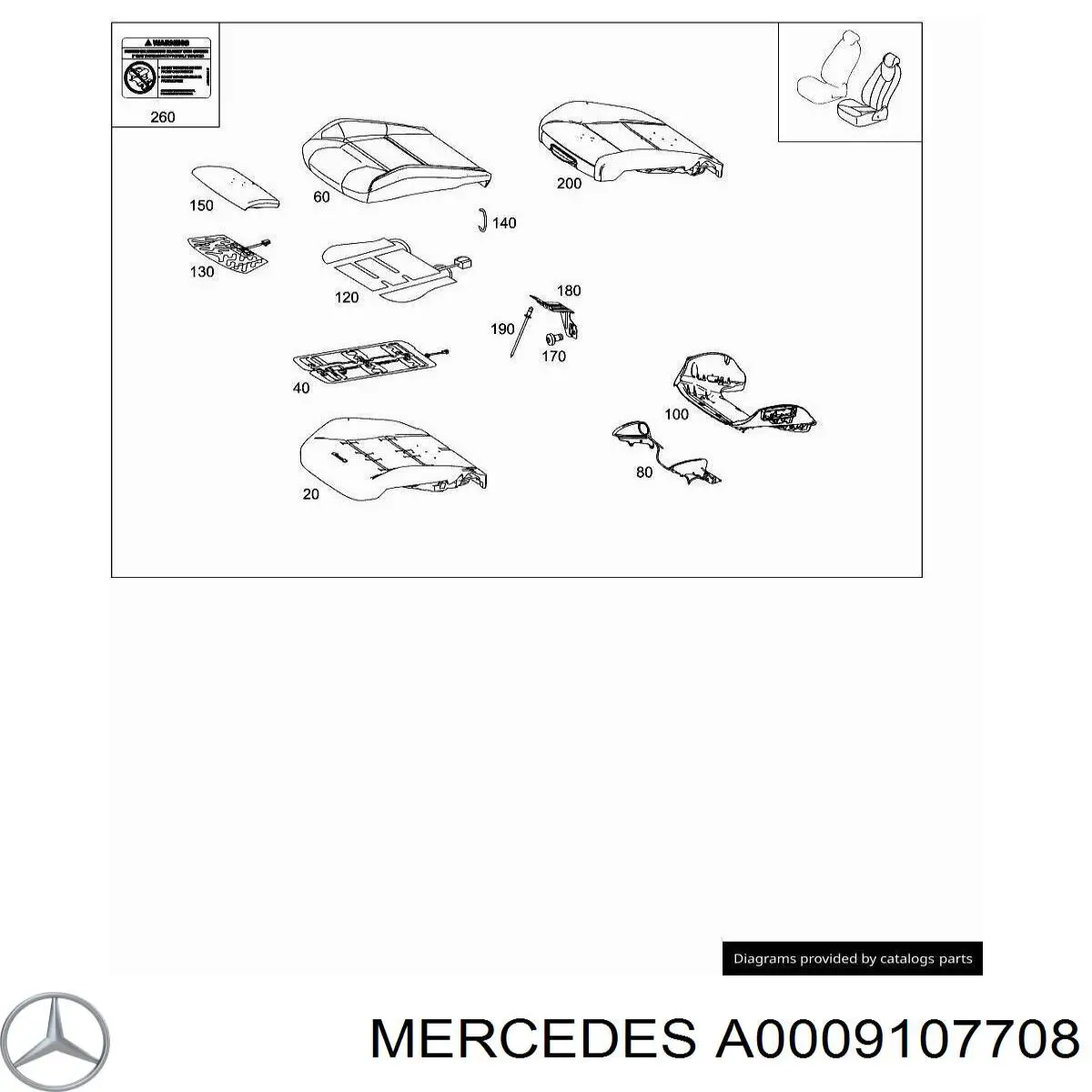  A0009107708 Mercedes