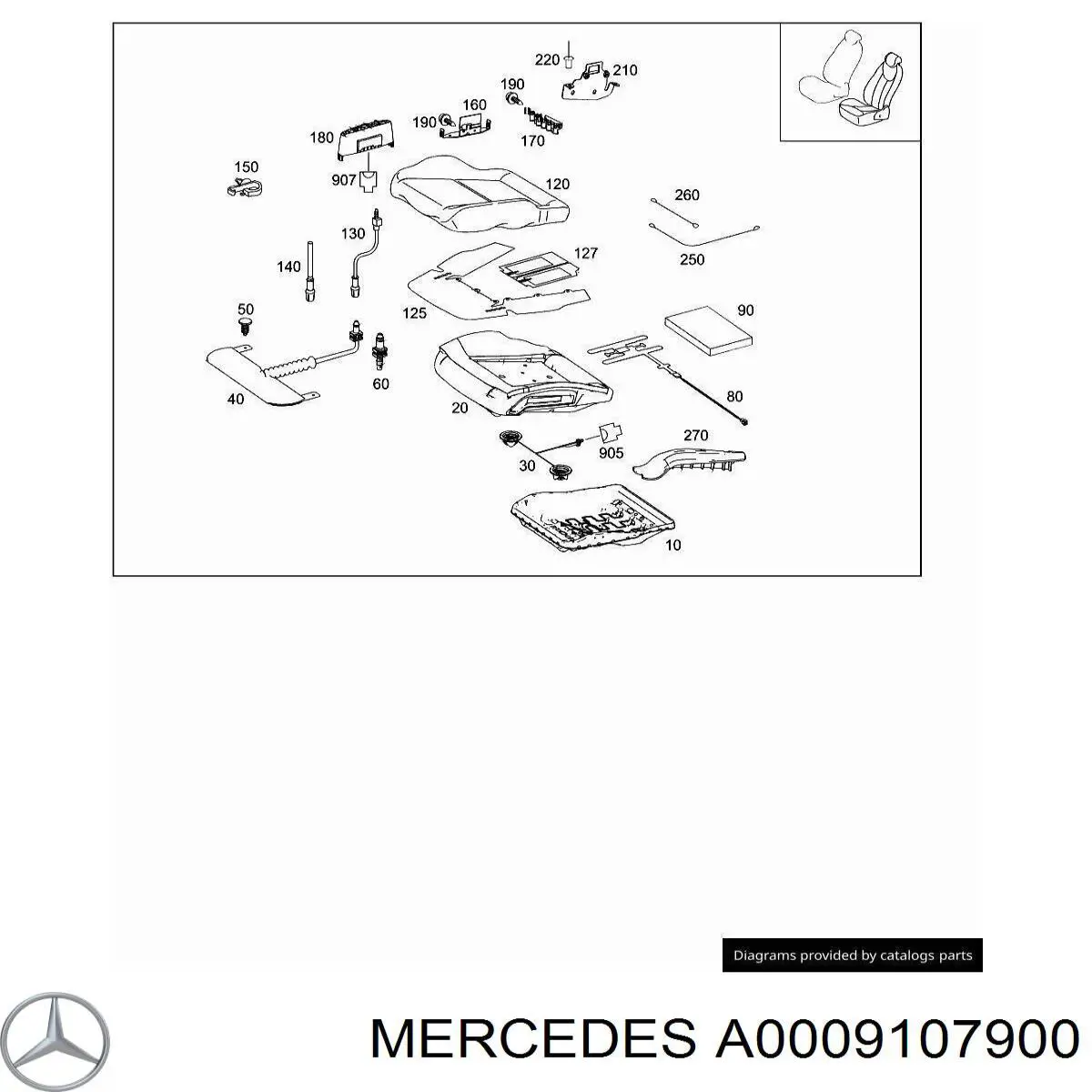  A0009107900 Mercedes