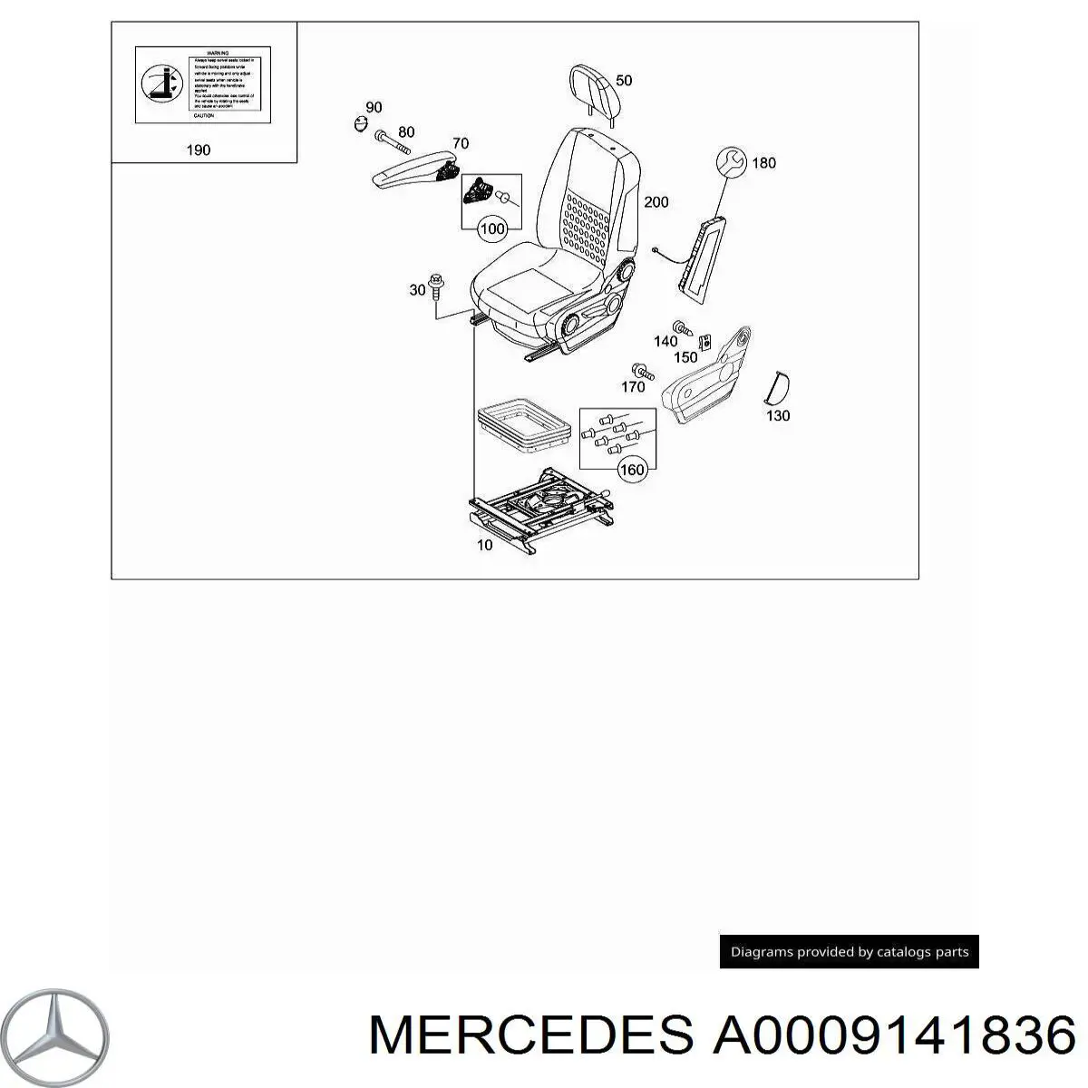 A0009141836 Mercedes 