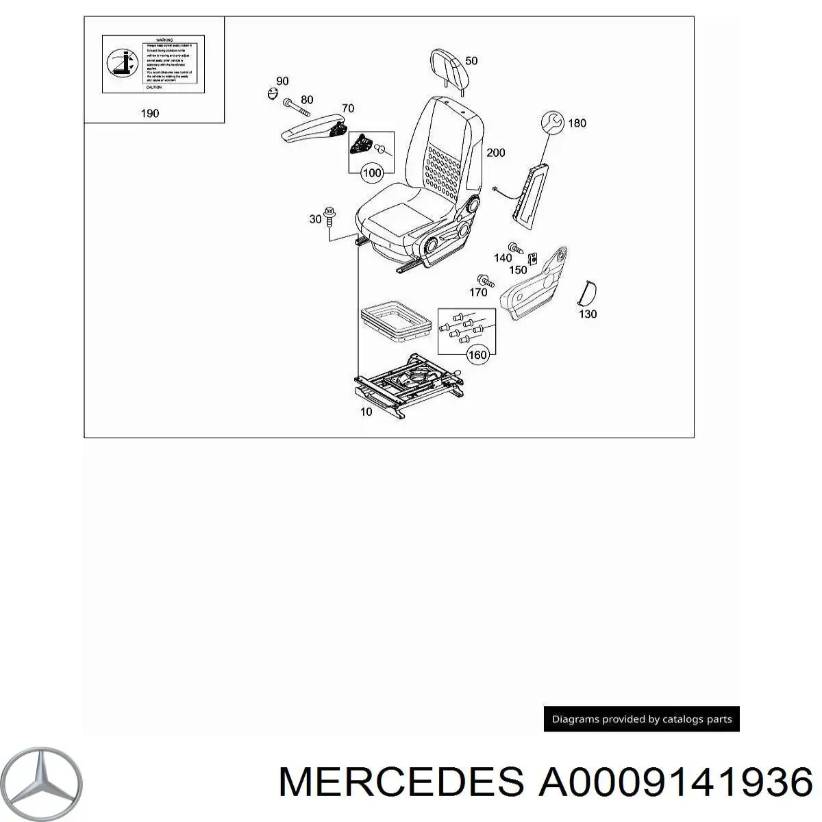 A0009141936 Mercedes 