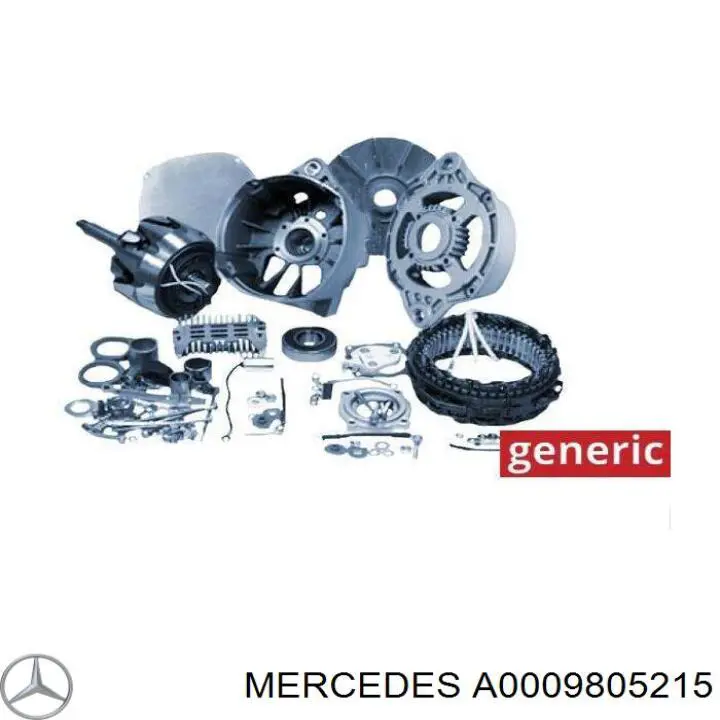 0009805215 Mercedes подшипник генератора