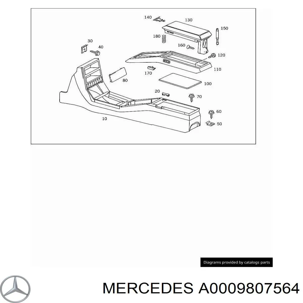 A0009807564 Mercedes 