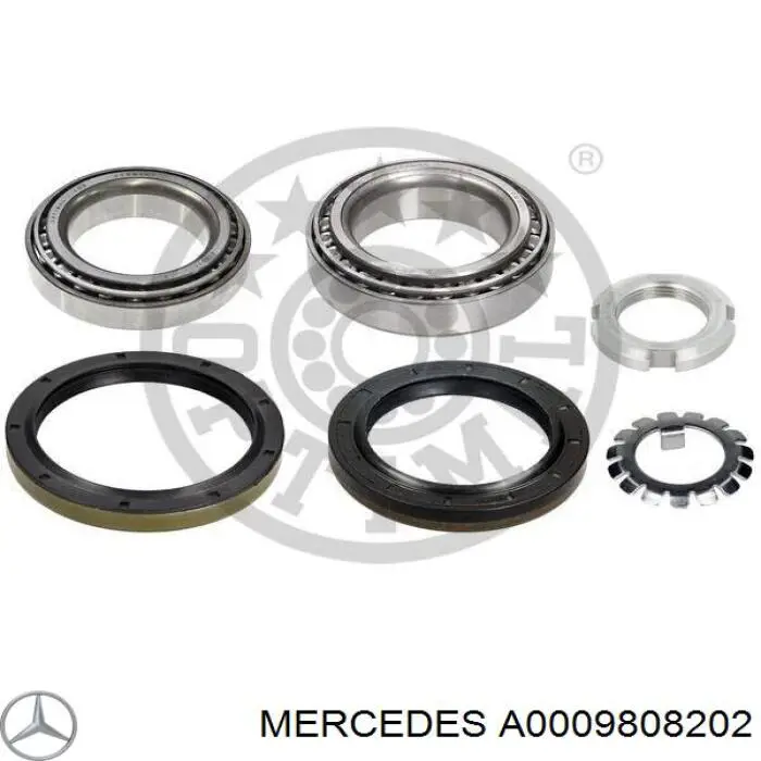 Подшипник ступицы передней наружный A0009808202 Mercedes