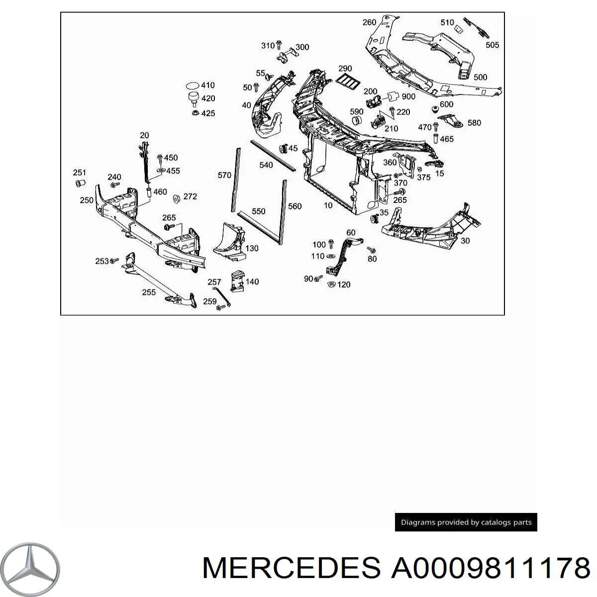  Mercedes A0009811178 цена, от 7.53 USD