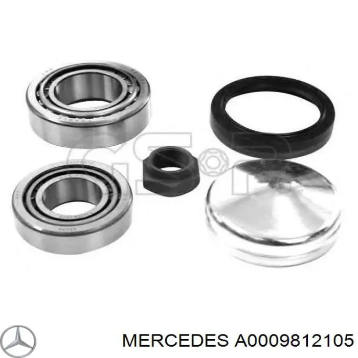A0009812105 Mercedes Подшипник задней ступицы внешний