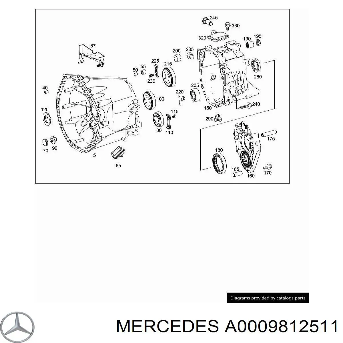 A0009812511 Mercedes 