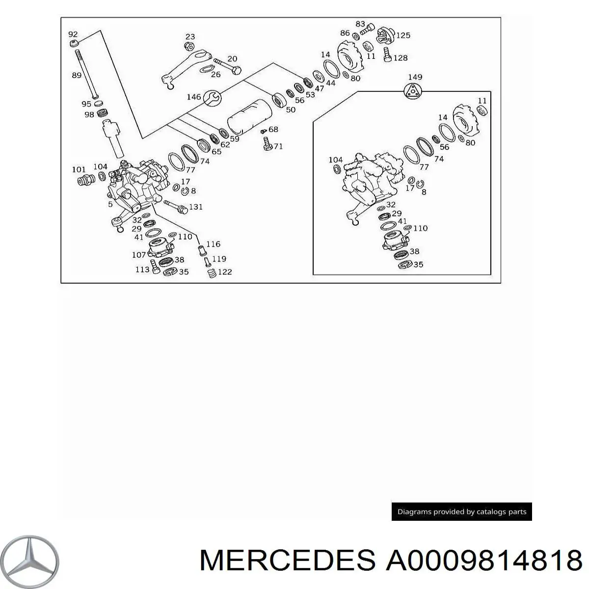 A0009814818 Mercedes 