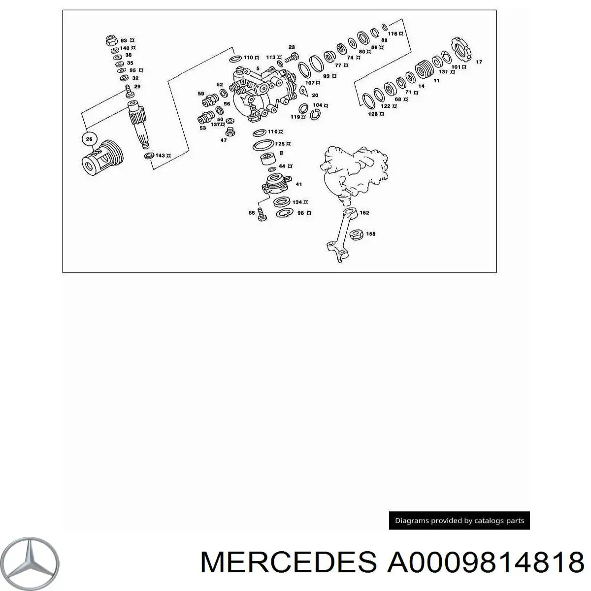 Купить A0009814818 Mercedes 