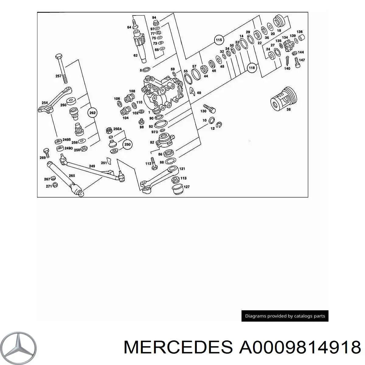 A0009814918 Mercedes 