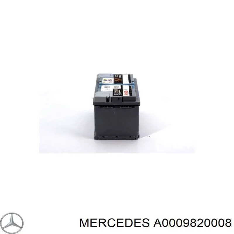 Аккумулятор Mercedes A0009820008