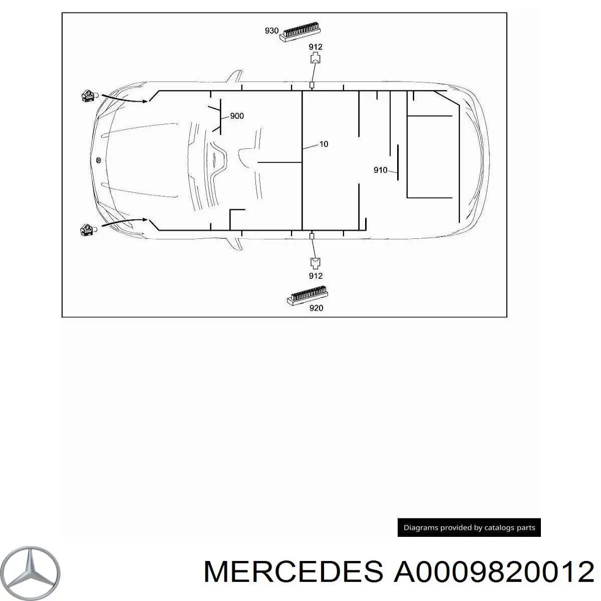 A0009820012 Mercedes 