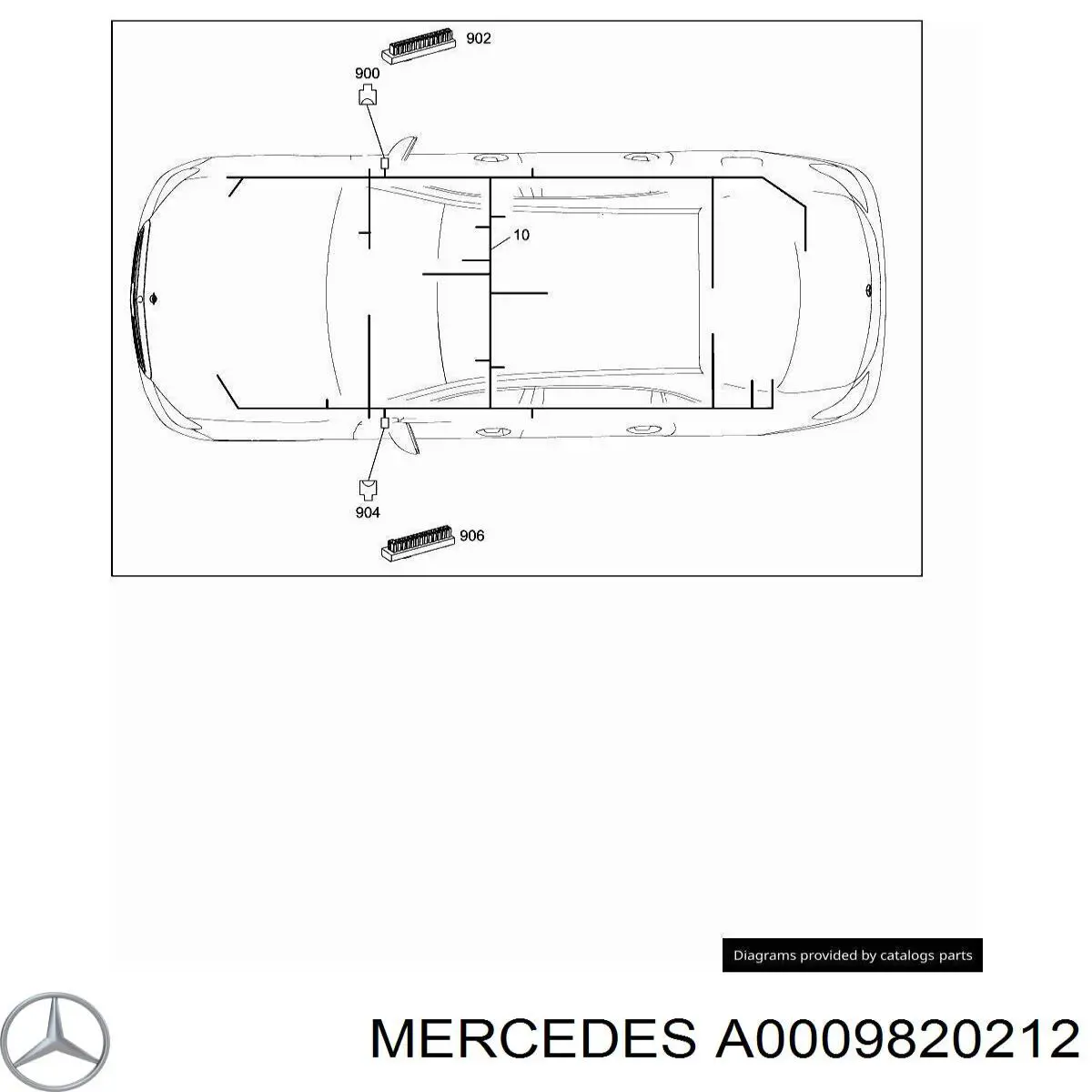  Mercedes A0009820212 цена, от 6.33 USD