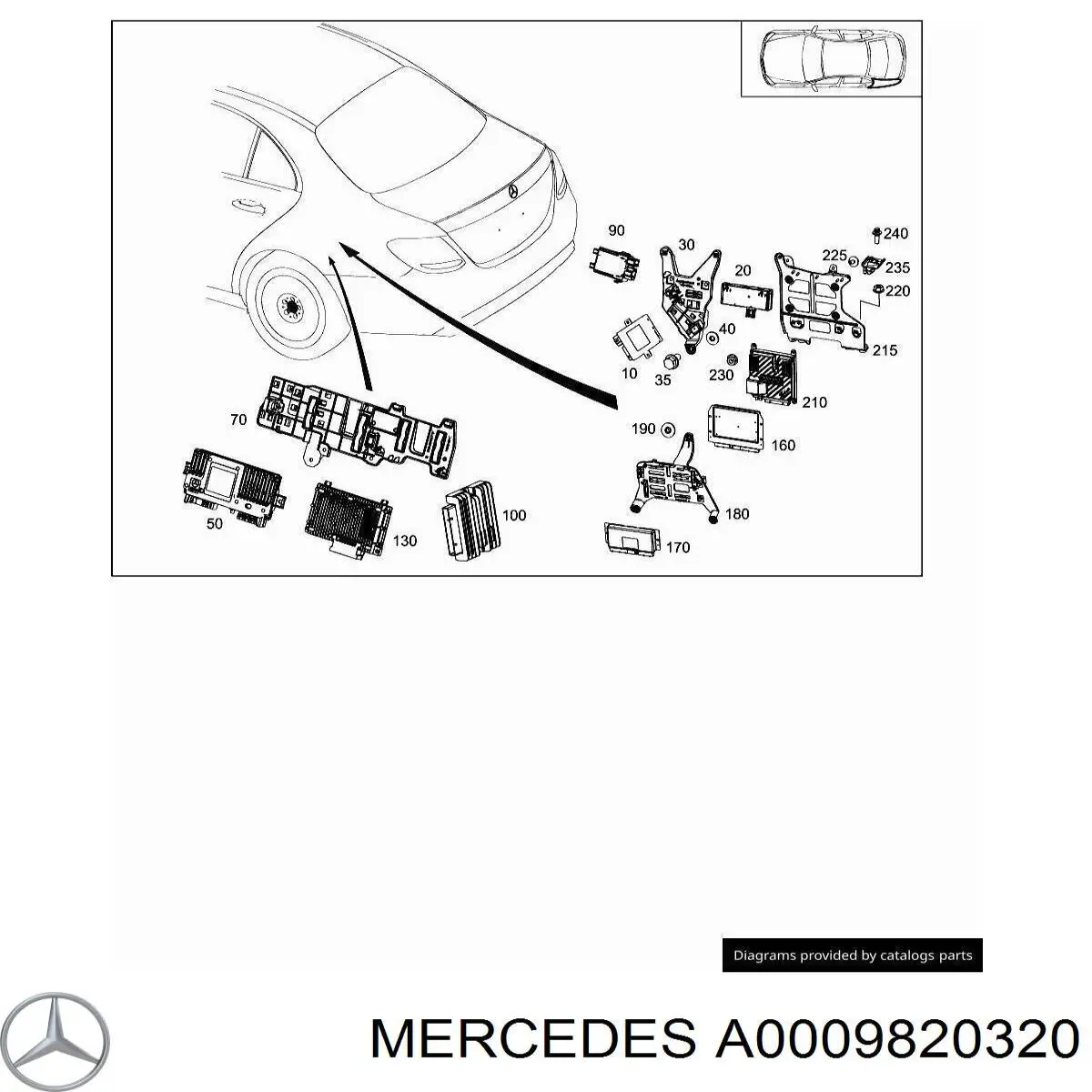  A0009820320 Mercedes