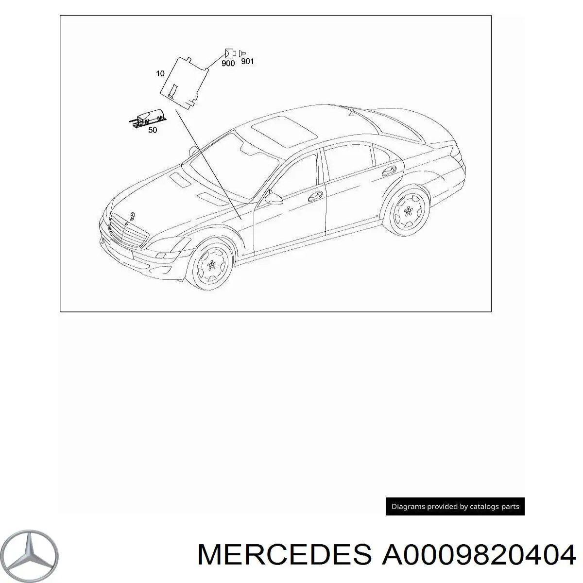 A0009820404 Mercedes 