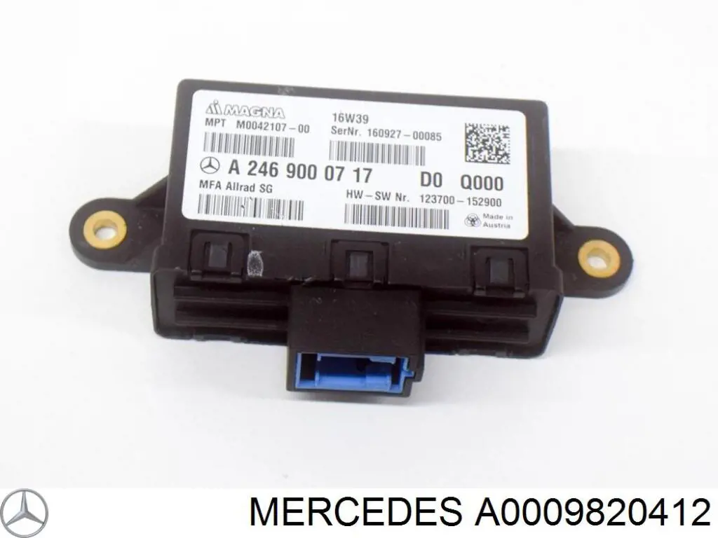  Mercedes A0009820412 цена, от 10.44 USD