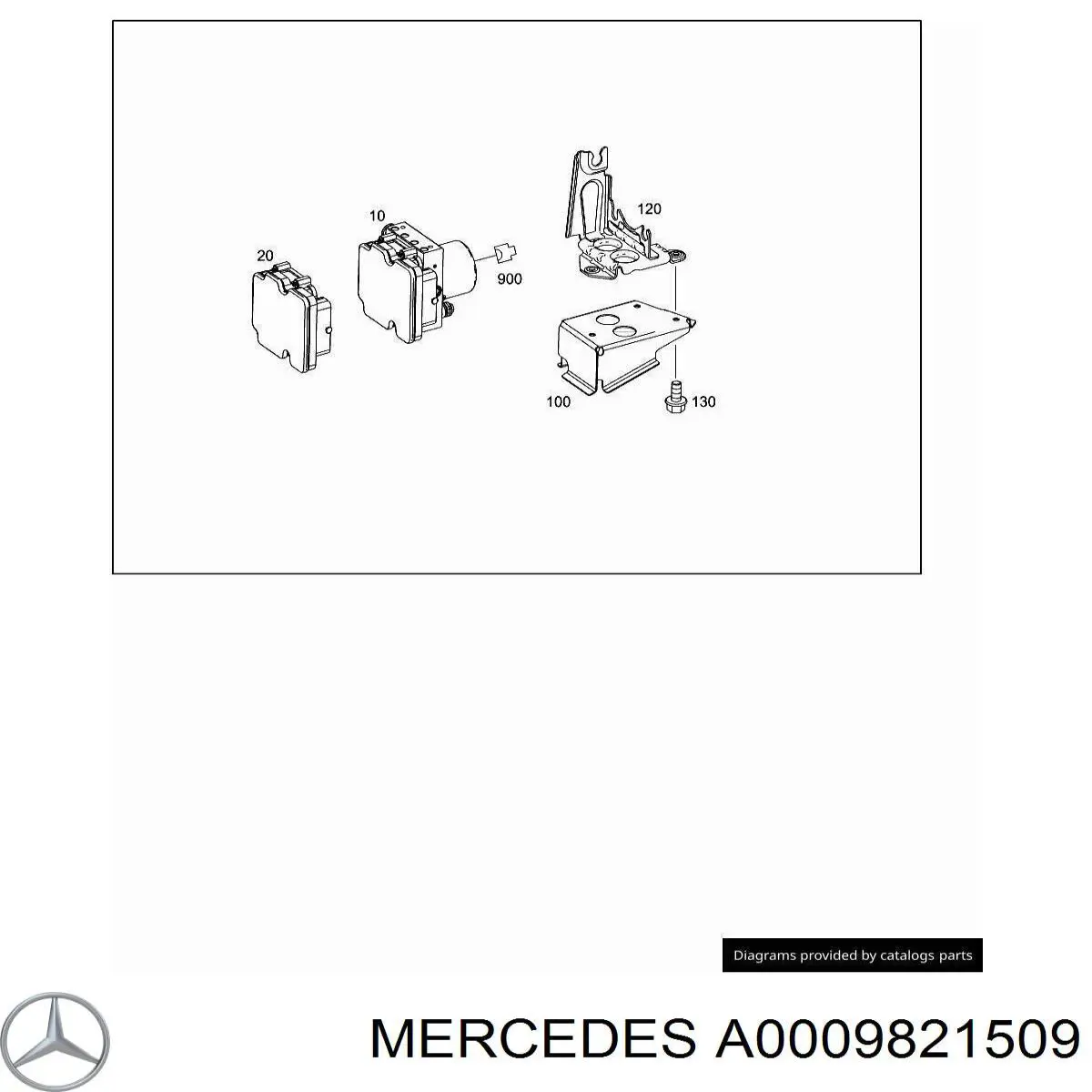  Mercedes A0009821509 цена, от 14.37 USD