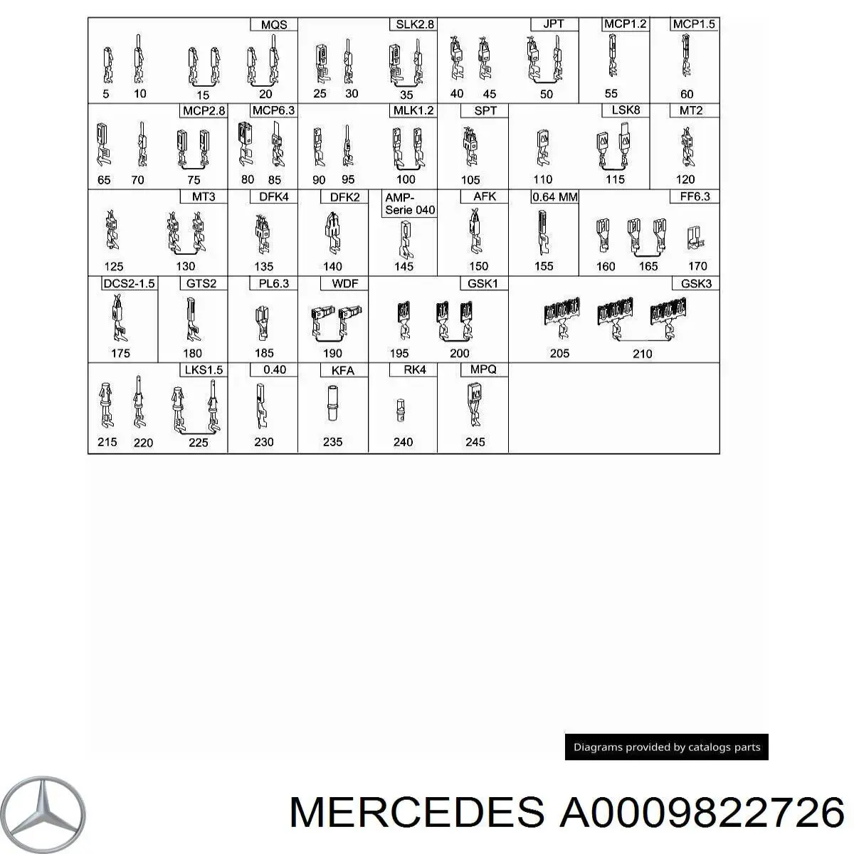 0009822726 Mercedes 