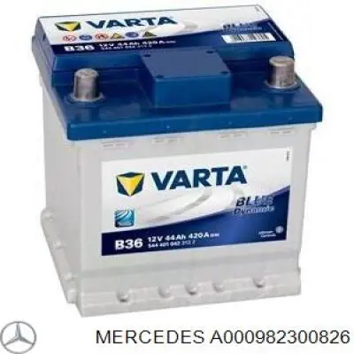 A000982300826 MERCEDES Batería original y equivalente