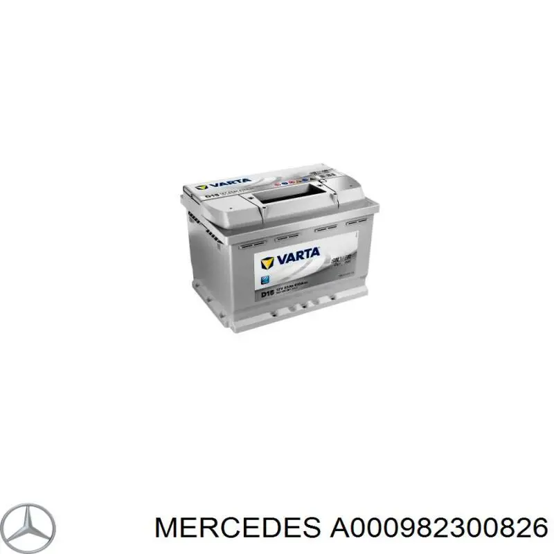 Купить Аккумулятор Mercedes 510 А/ч (A000982300826)