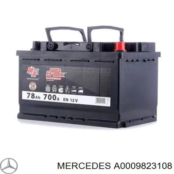 0009823108 Mercedes Bateria recarregável (PILHA)