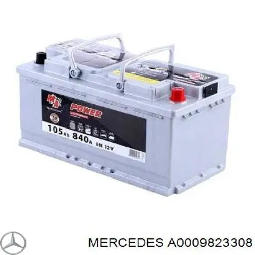 A0009823308 MERCEDES Batería original y equivalente