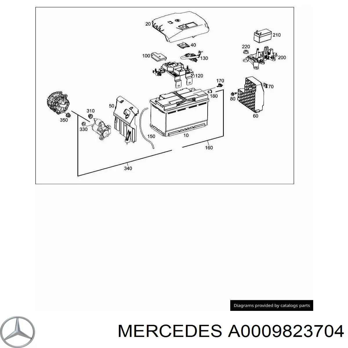  A0009823704 Mercedes