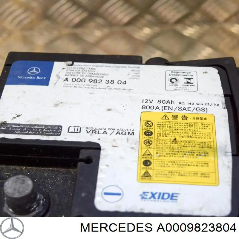 A0009823804 Mercedes 