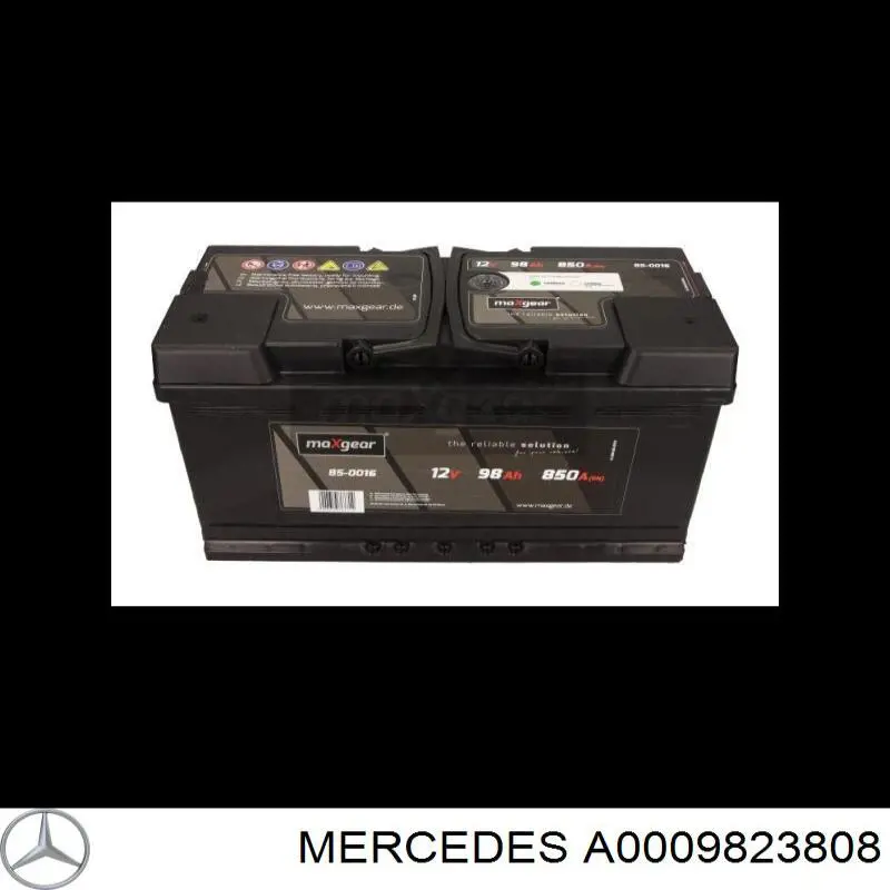 Аккумулятор Mercedes A0009823808