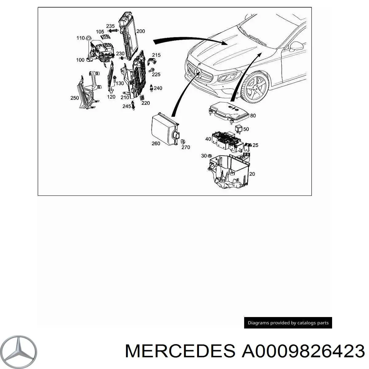 Купить A0009826423 Mercedes 