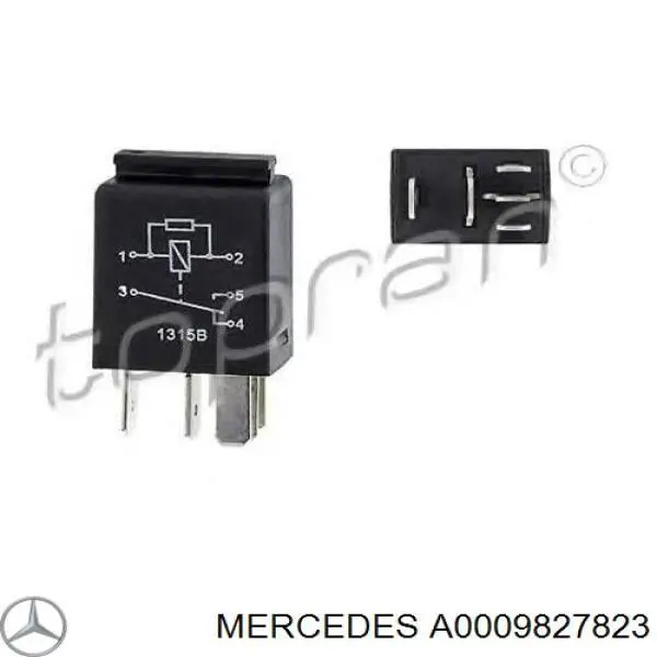 Купить A0009827823 Mercedes Реле многофункциональное