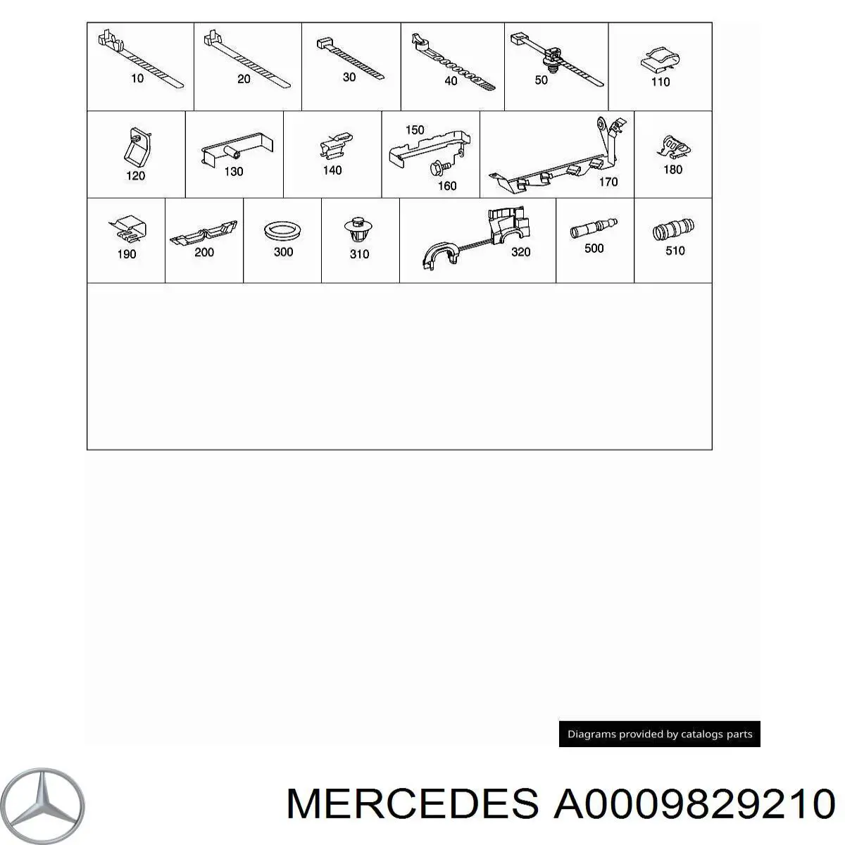 A0009829210 Mercedes 