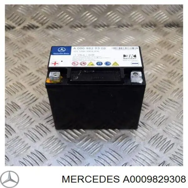 Купить Аккумулятор Mercedes 13 А/ч (A0009829308)