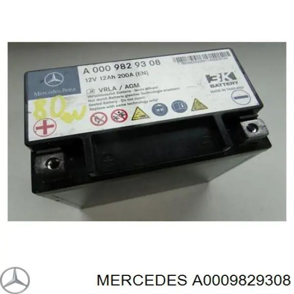 АКБ Mercedes A0009829308