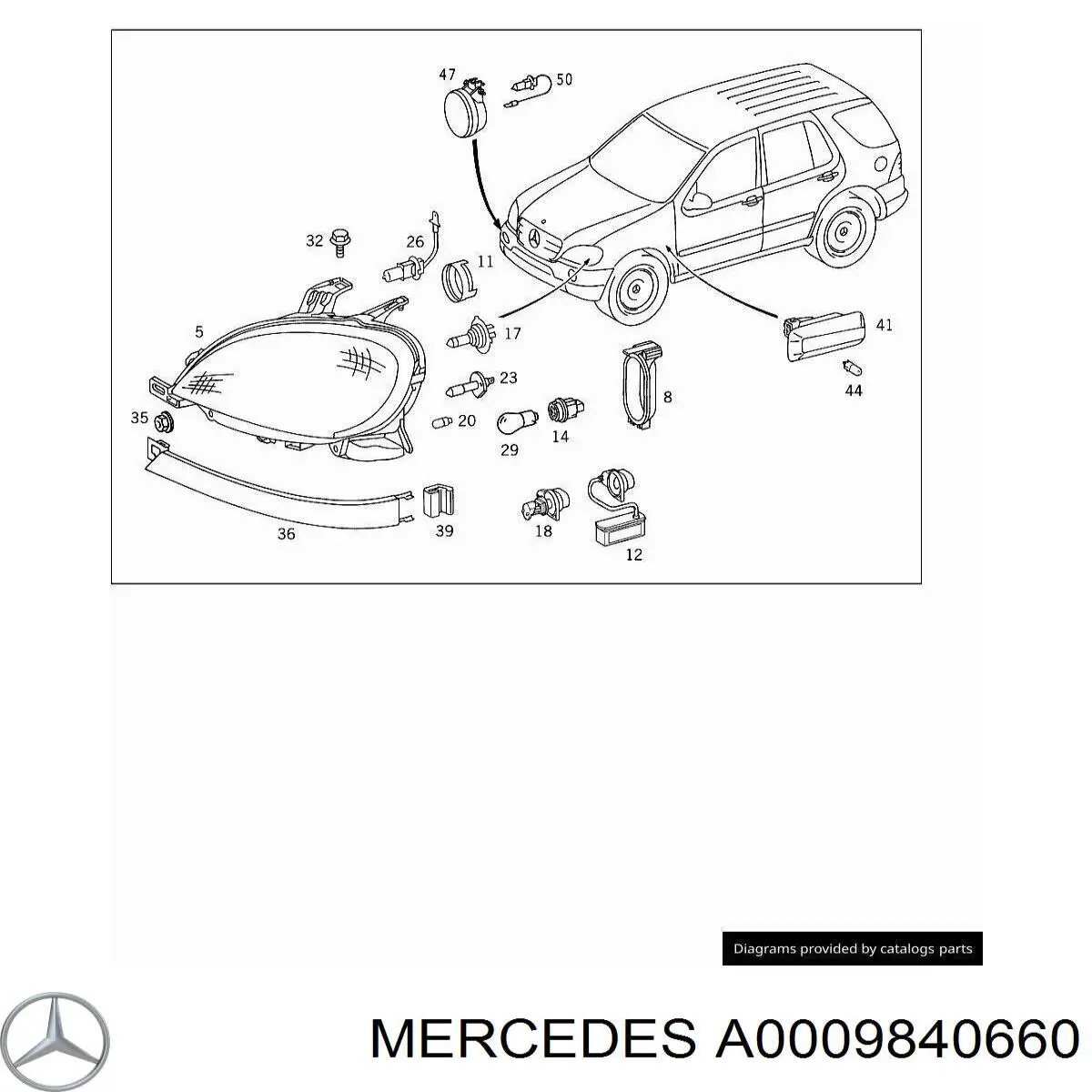  0009840660 Mercedes