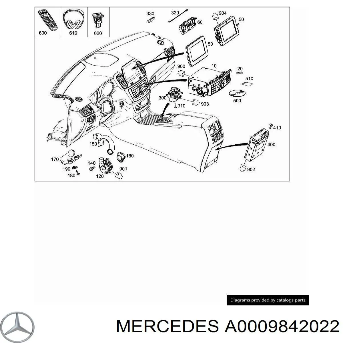 Купить A0009842022 Mercedes 