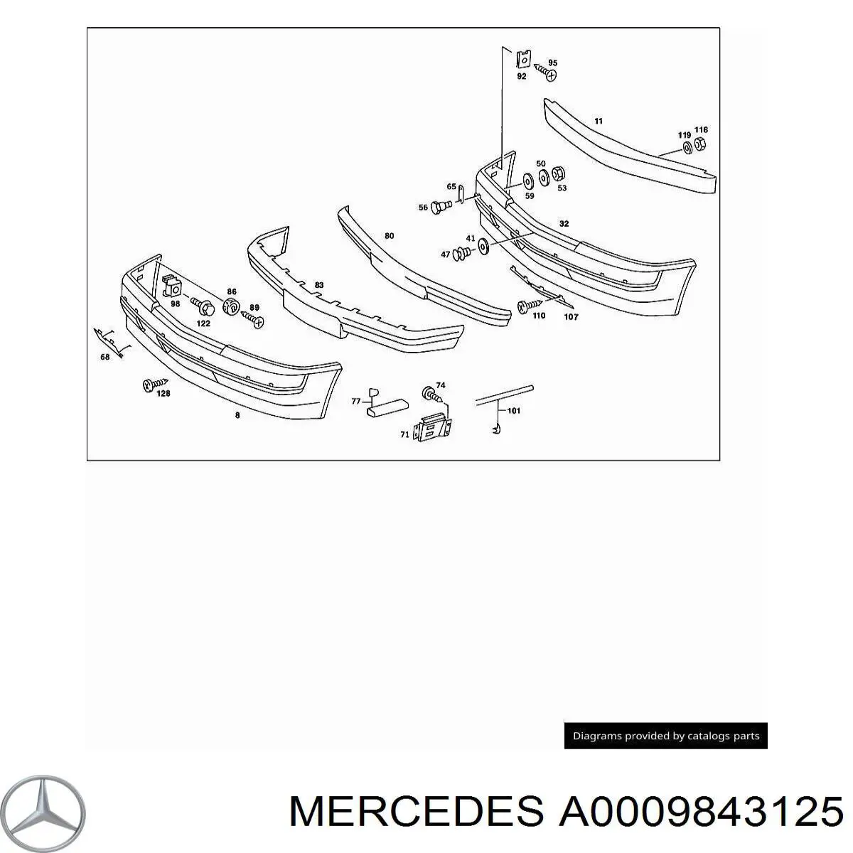  Mercedes A0009843125 цена, от 0.56 USD
