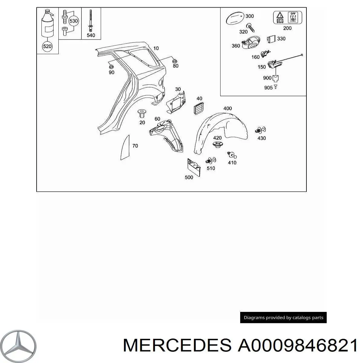 Купить A0009846821 Mercedes 